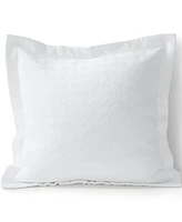 Lands' End Basketweave Cotton Matelasse Pillow Sham
