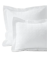 Lands' End Basketweave Cotton Matelasse Pillow Sham