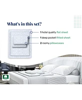 600 Thread Count 100% Cotton Printed Sheet Set