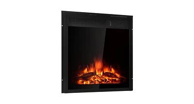 Slickblue 22.5 Inch Electric Fireplace Insert Freestanding and Recessed Heater