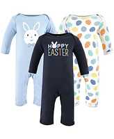 Hudson Baby Baby Boys Cotton Coveralls Hoppy Easter