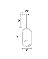 Cwi Lighting Celeste 1 Light Mini Pendant