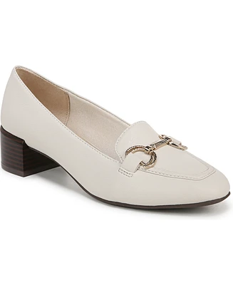 LifeStride Bliss Slip On Block Heel Loafers