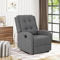 Streamdale Furniture Timeless Manual Recliner Classic Beige, Adjustable Comfort, Compact Style