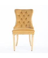 Simplie Fun Premium Handcrafted Upholstered Chair with Solid Wood Frame