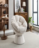 Oversized Swivel Accent Chair, 360 Swivel Barrel Chair