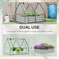 Streamdale Furniture Versatile Raised Garden Bed and Greenhouse Cover for Plant Protection