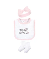 Hudson Baby Girls Cotton Layette Set, Mini Primrose, 6-9 Months