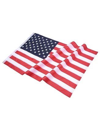 Yescom 3x5 Ft Us Flag Polyester Oxford Fabric Sewn Stripes Double Stitched Outdoor Yard