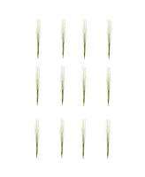 Slickblue Set of 12 Foxtail Bushes for Decorative Arrangements