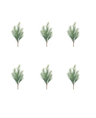 Slickblue Long Needle Pine Spray (Set of 6)