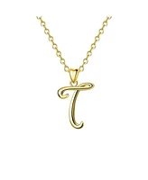 GiGiGirl Stylish 14K Gold Plated Initial Necklace.