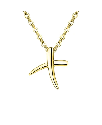 GiGiGirl Stylish 14K Gold Plated Initial Necklace.