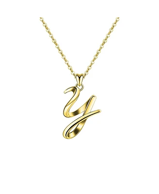 GiGiGirl Stylish 14K Gold Plated Initial Necklace.