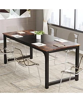 Tribesigns 70.86”Executive Desk, Large Office Computer Desk with Thicken Frame, Modern Simple Workstation Business Furniture for Home Office