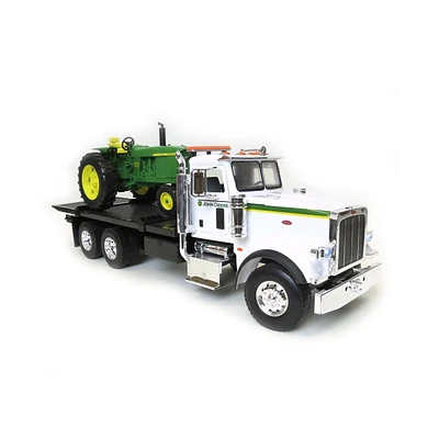 Ertl 1/16 Big Farm Peterbilt Rollback with John Deere 4020 Tractor Sounds