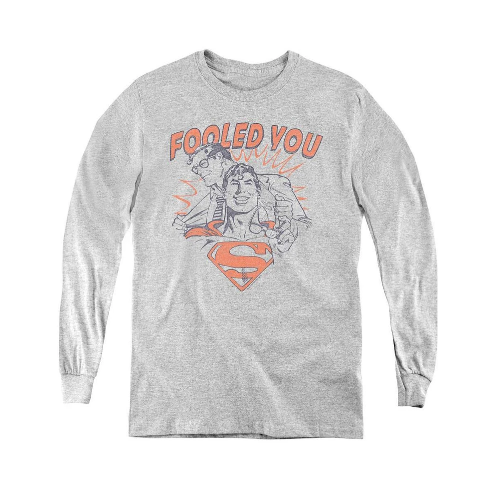 Dc Comics Boys Youth Fooled You Long Sleeve Sweatshirts