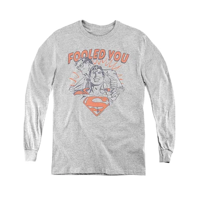 Dc Comics Boys Youth Fooled You Long Sleeve Sweatshirts