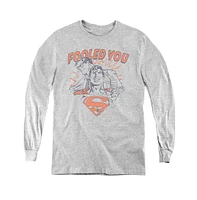 Dc Comics Boys Youth Fooled You Long Sleeve Sweatshirts