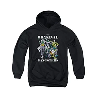 Dc Comics Boys Youth Original Gangsters Pull Over Hoodie / Hooded Sweatshirt