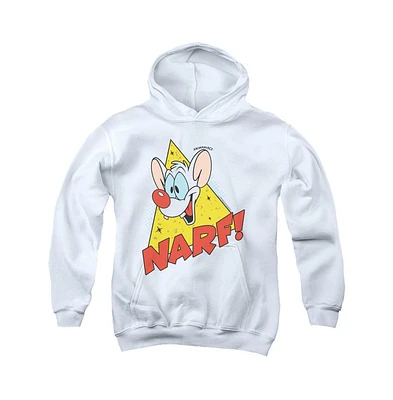 Pinky And The Brain Boys Youth Narf Pull Over Hoodie / Hooded Sweatshirt