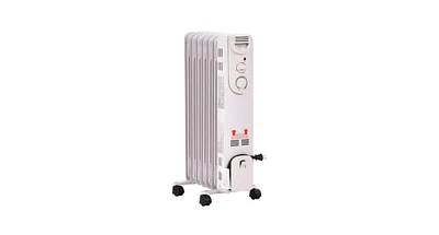 Slickblue 1500 W Electric Portable Oil Filled Radiator Space Heater with 3 Heat Settings