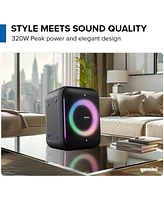 Gemini 320W 6.5” Professional Speaker with Led Party Lighting