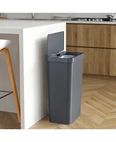 iTouchless Prime 13.2 Gallon Plastic Sensor Trash Can, Durable Dent-Proof Construction, Slim and Space-Saving Automatic Bin