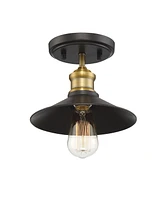 Trade Winds Lighting Trade Winds Quincy Vintage Like Ceiling Light in Oil Rubbed Bronze