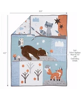 Bedtime Originals Sleepytime Bear Woodland 3-Pc Baby Nursery Crib Bedding Set