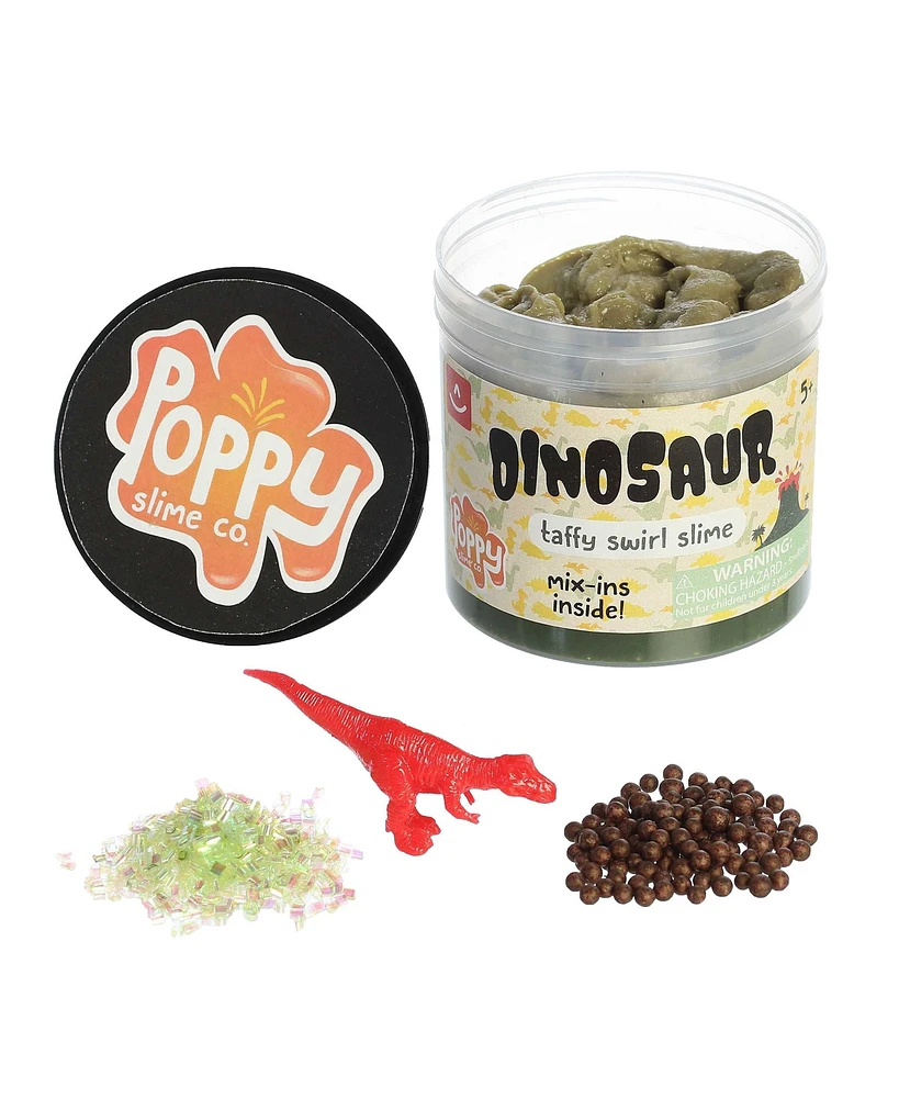 Aurora Toys Medium Dinosaur Slime Poppy Slime Co. Gooey Toy Brown 11.3oz