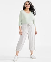 Style & Co Plus Pull-On High-Rise Capri, Exclusively at Macy's