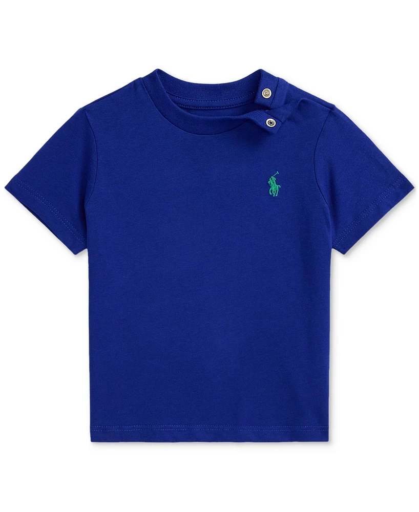 Polo Ralph Lauren Baby Boys Cotton Jersey Crewneck T Shirt