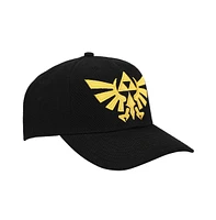 The Legend of Zelda Men's Nintendo Legend of Zelda Hyrule Embroidered Symbol Black Adjustable Hat