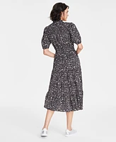 On 34th Women's Printed Tiered Midi Dresss, Created for Macy's