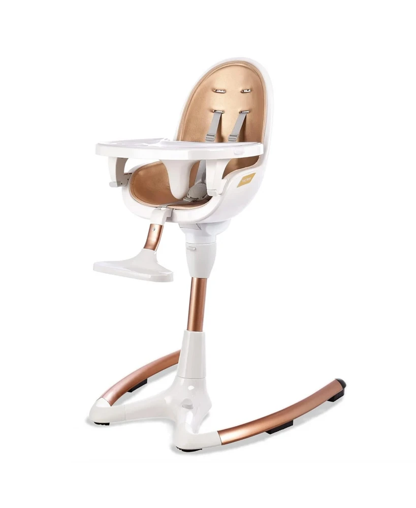 Hotmom Boys Modern High Chair: Adjustable Recline, 360 Rotation for Enhanced Durability, Stylish and Versatile Dining Chair