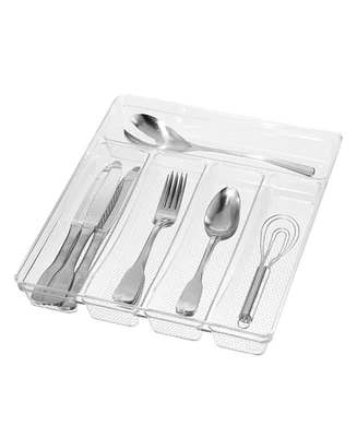 Oggi 5-Compartment 13" x 9.25" x 1.75", Silverware Organizer