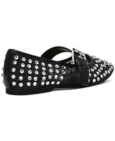 Dv Dolce Vita Women's Mellie Buckle Strap Mesh Mary Jane Flats