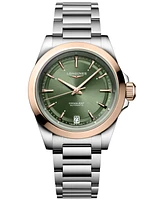 Longines Women's Swiss Automatic Conquest Stainless Steel Bracelet Watch 34mm