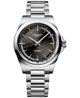 Longines Men's Swiss Automatic Conquest Stainless Steel Bracelet Watch 38mm