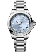 Longines Women's Swiss Automatic Conquest Stainless Steel Bracelet Watch 34mm