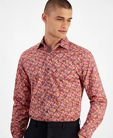 Bar Iii Men's Slim-Fit Perry Floral Dress Shirt, Created for Macy's