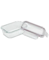 Sedona Kitchen 3-Pack Rectangular Glass Food Storage Container Set