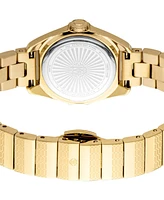 Roberto Cavalli Women's Quartz Gold-tone Stainless Steel Watch 26mm