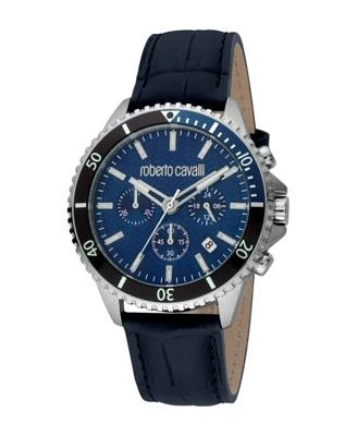Roberto Cavalli Mens Classic Blue Dial Watch Rc5g049l0025
