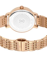 Roberto Cavalli Women's Quartz Rose-Gold Stainless Steel Watch 32mm