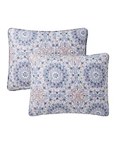 Vcny Home Sea Medallion 3-Piece Quilt Set