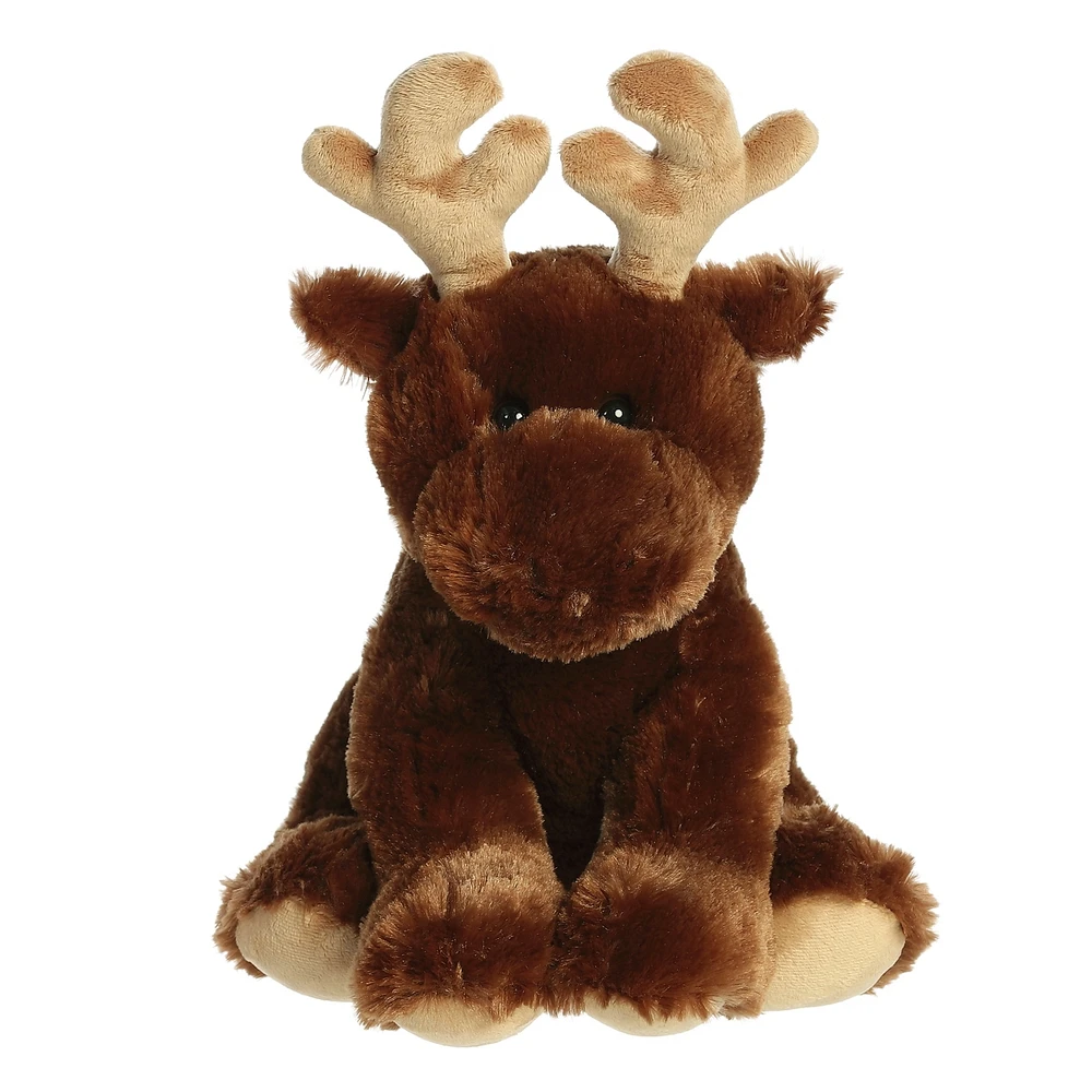 Aurora Large Moose Cuddly Plush Toy Brown 14"