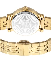 Roberto Cavalli Women's Quartz Gold-tone Stainless Steel Watch 30mm