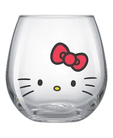 JoyJolt Hello Kitty and Friends Hello Sippy Stemless Drinking Glasses, Set of 4